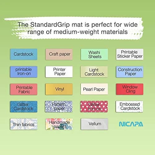 NICAPA Standard Grip Cutting Mat 12x12 inch (3 Pack) | Self-Healing Quilting Replacement Mats for Cricut thumbnail 3