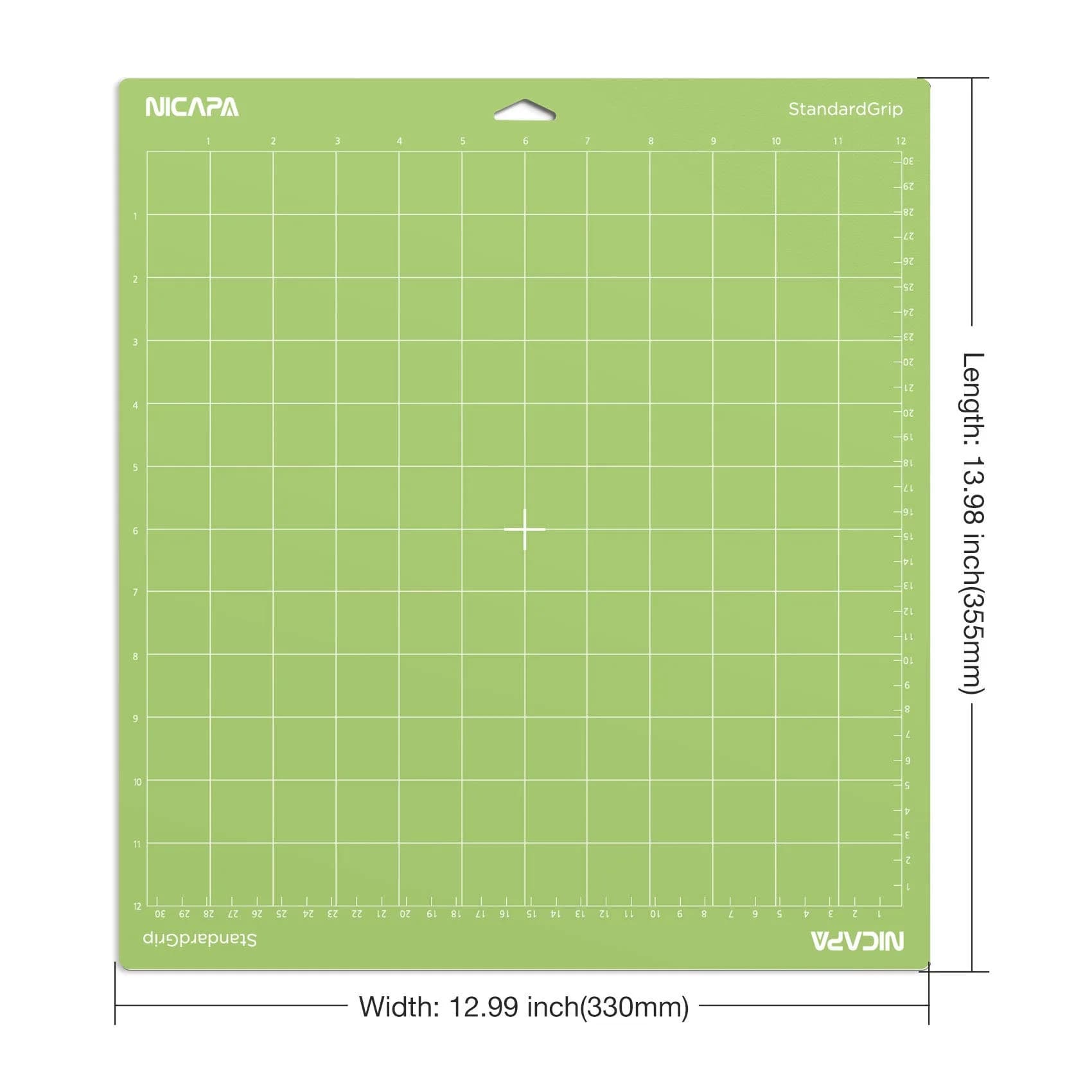 NICAPA Standard Grip Cutting Mat 12x12 inch (3 Pack) | Self-Healing Quilting Replacement Mats for Cricut - view 4