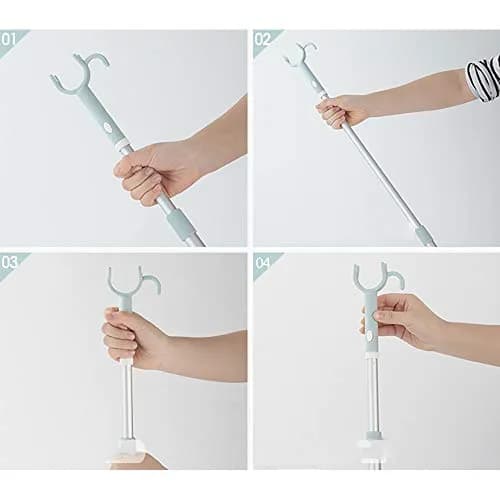 asunflower Extendable Clothes Hook Pole 116 cm (45.67") | Reach High Items with Utility Hook thumbnail 7