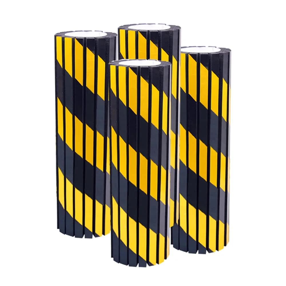 GUEQUITLEX Garage Wall Protector Foam Wall Bumper Column Guard for Parking Lot 4 Pack | Protects Car Doors & Walls - main product image