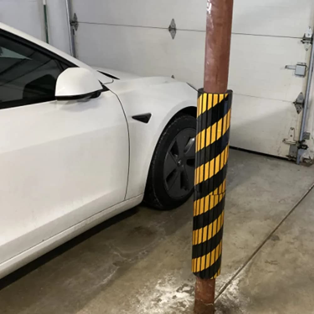 GUEQUITLEX Garage Wall Protector Foam Wall Bumper Column Guard for Parking Lot 4 Pack | Protects Car Doors & Walls - view 7