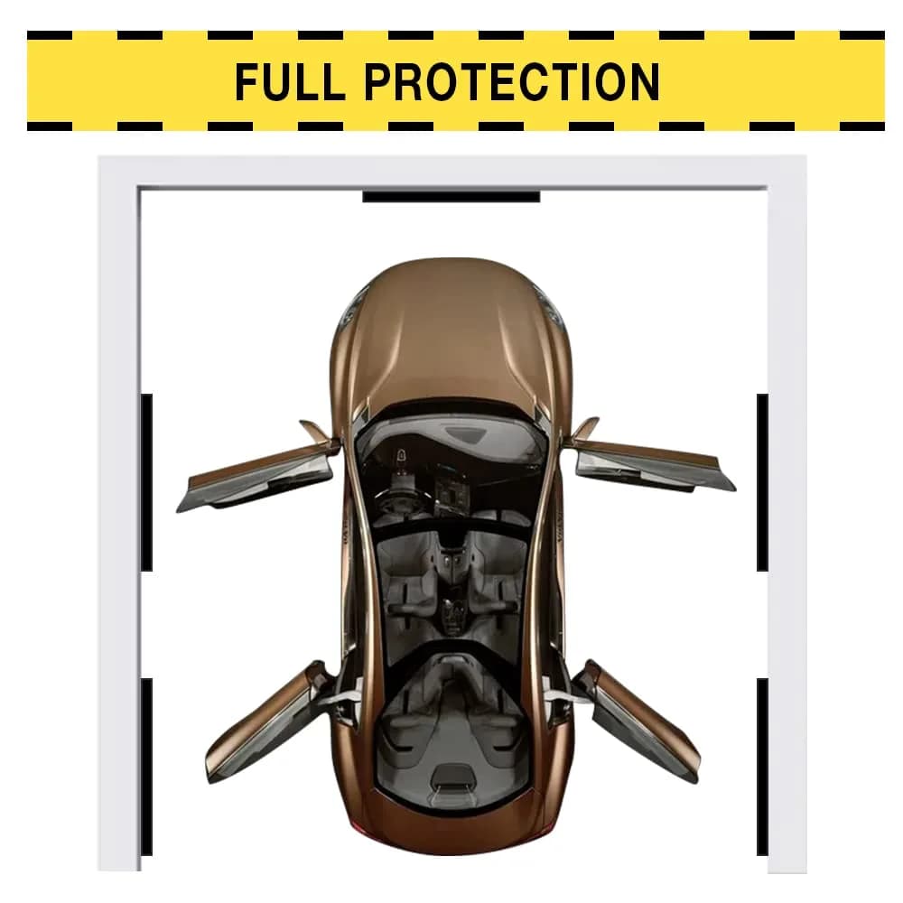 GUEQUITLEX Garage Wall Protector Foam Wall Bumper Column Guard for Parking Lot 4 Pack | Protects Car Doors & Walls - view 9