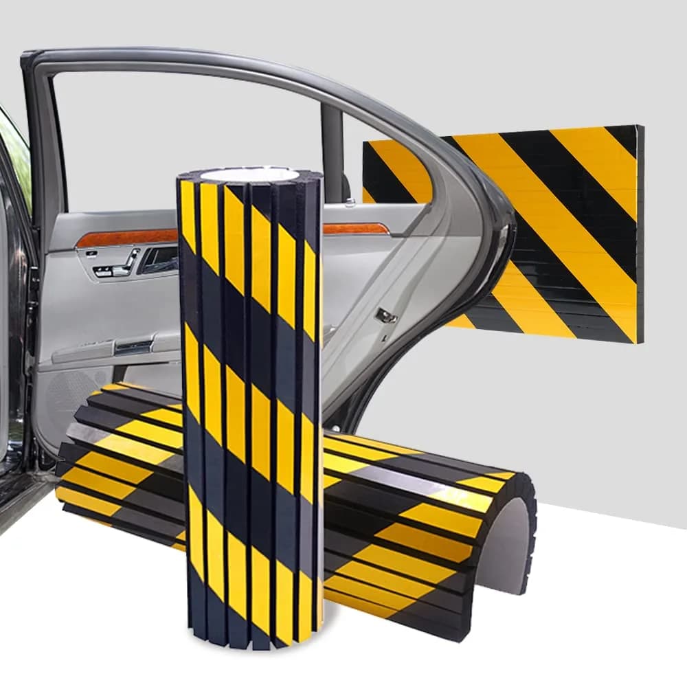 GUEQUITLEX Garage Wall Protector Foam Wall Bumper Column Guard for Parking Lot 4 Pack | Protects Car Doors & Walls - view 2