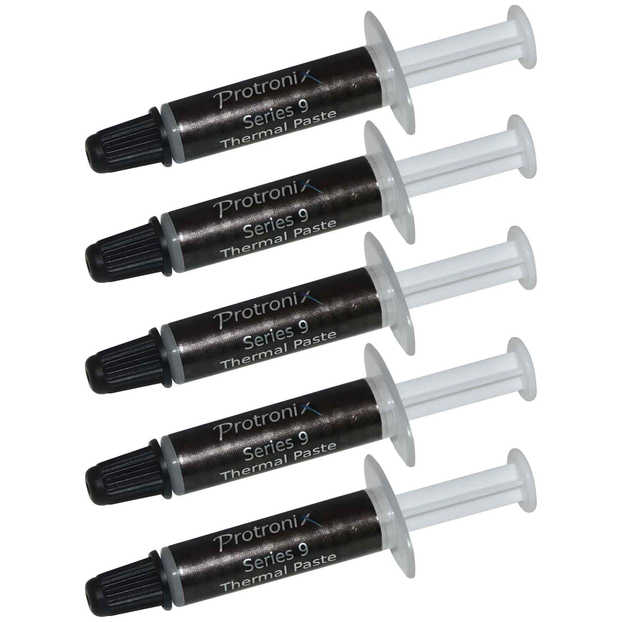 JacobsParts Silver Thermal Grease CPU Heatsink Compound Paste Syringe (5-pack) | High Conductivity & -50/180°C Range — Pack of 5