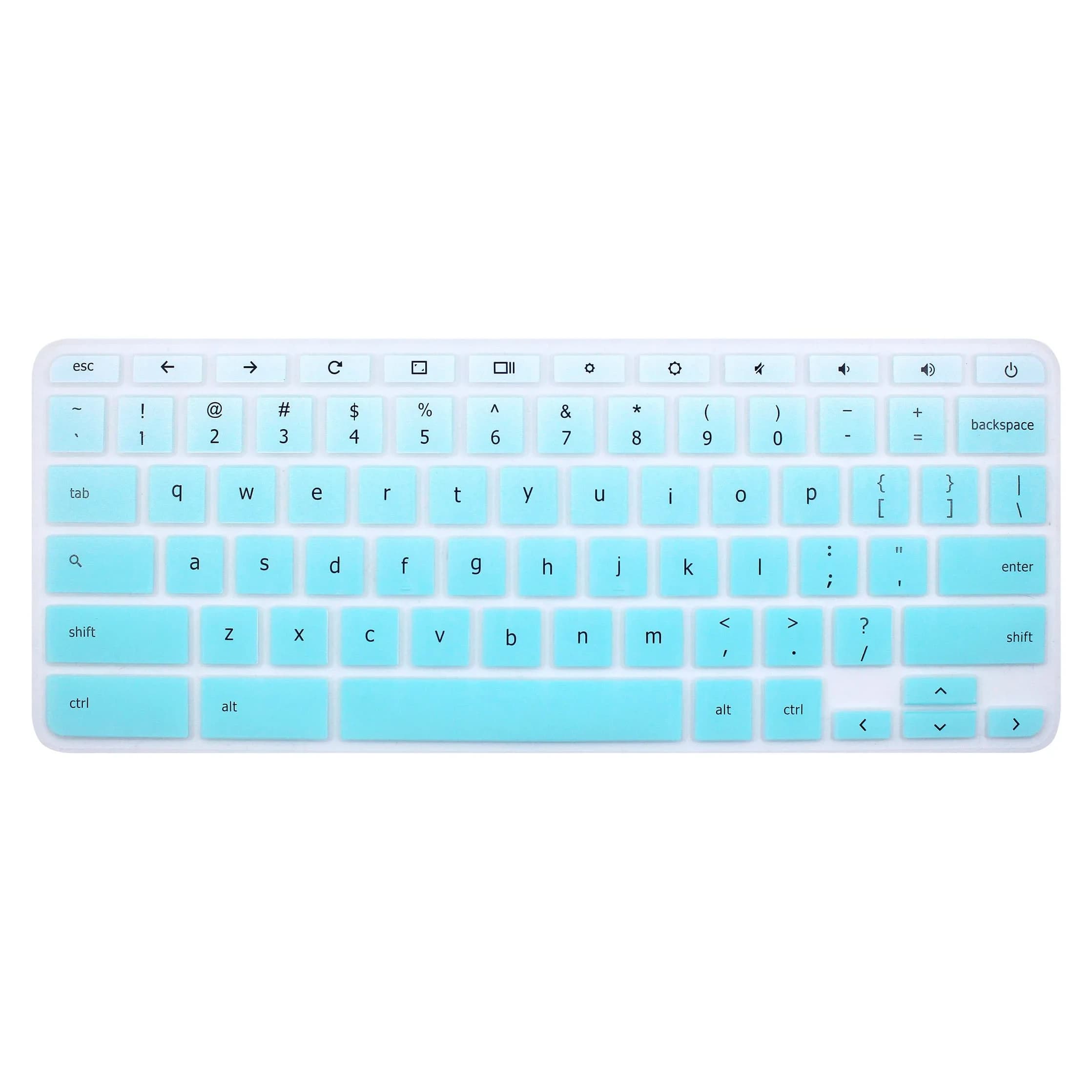 YYubao Silicone Keyboard Skin Cover for Lenovo Chromebook 11.6" & 14" Models | Ombre Mint