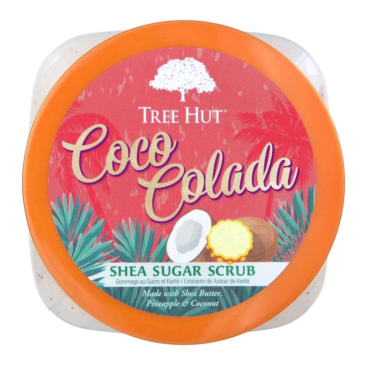 Tree Hut Coco Colada Shea Sugar Body Scrub with Shea Butter & Essential Oils, 510g (18 Oz) - view 3