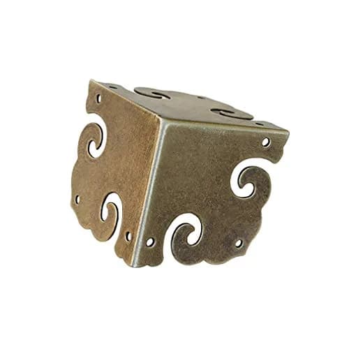 Tiazza Brass Corner Protectors 36x36mm | Antique Bronze, Full Encase, 4 Pieces thumbnail 4