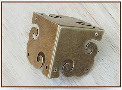Tiazza Brass Corner Protectors 36x36mm | Antique Bronze, Full Encase, 4 Pieces thumbnail 3