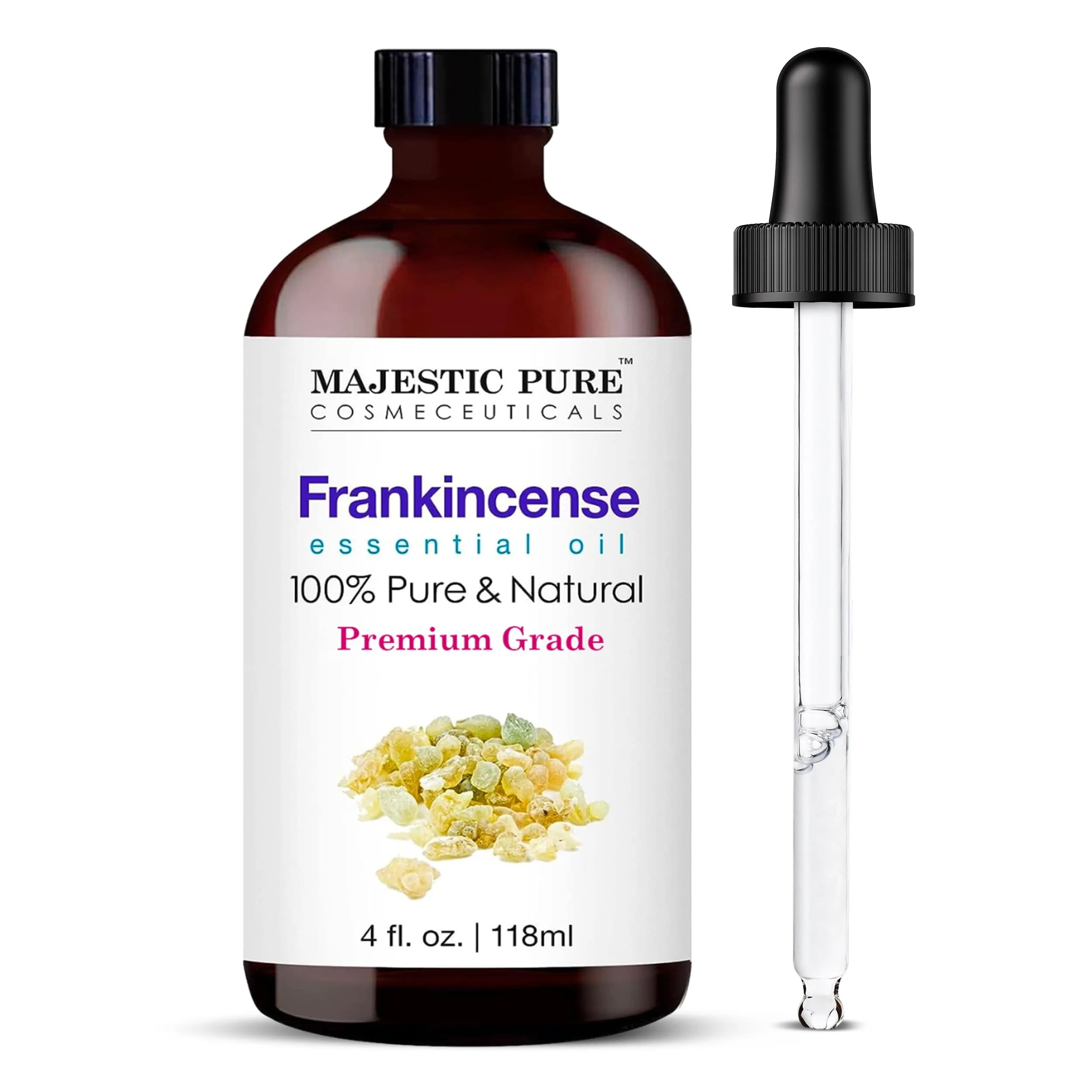 Majestic Pure Frankincense Essential Oil 120ml (4 Fl Oz) | Pure & Natural Aromatherapy Oil - main product image