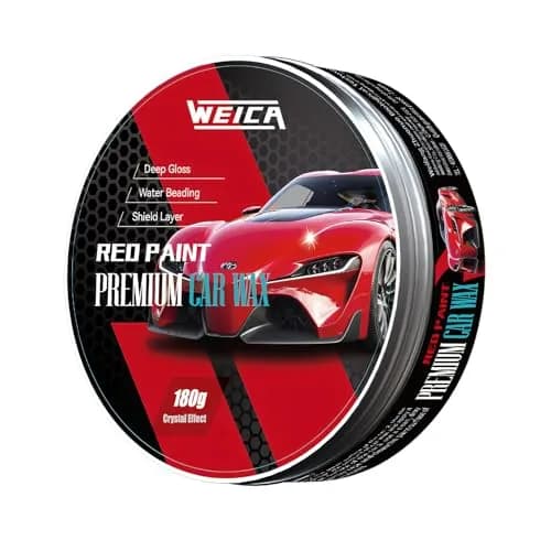 WEICA Car Wax for Red, Orange & Warm Color Paints | Sun Fade Defender & Metallic Pop | 180g Paste thumbnail 7