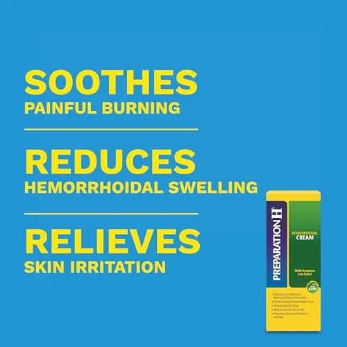 Preparation H Maximum Strength Hemorrhoid Pain Relief Cream 0.9 oz (26g) | FDA Approved Medication for Seniors thumbnail 2
