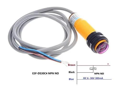 NOYITO Diffuse Reflection Infrared Obstacle Avoidance Sensor 30cm | Adjustable 6-36V, NPN NO thumbnail 6