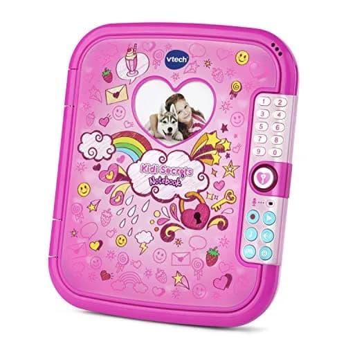 VTech Kidi Secrets Notebook, Pink | Passcode-Protected Kids Journal with Voice & Music thumbnail 3