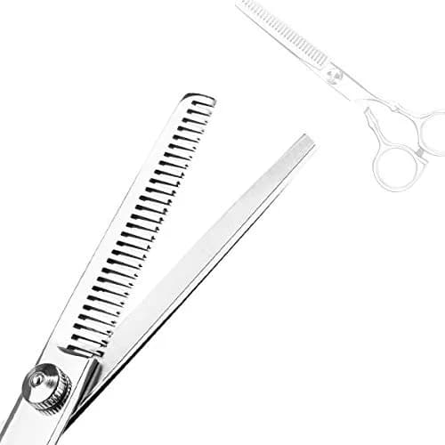 Himart Professional Hair Cutting Scissors Set with Comb and Case | 7-Piece Silver Kit for Home & Salon Use thumbnail 3