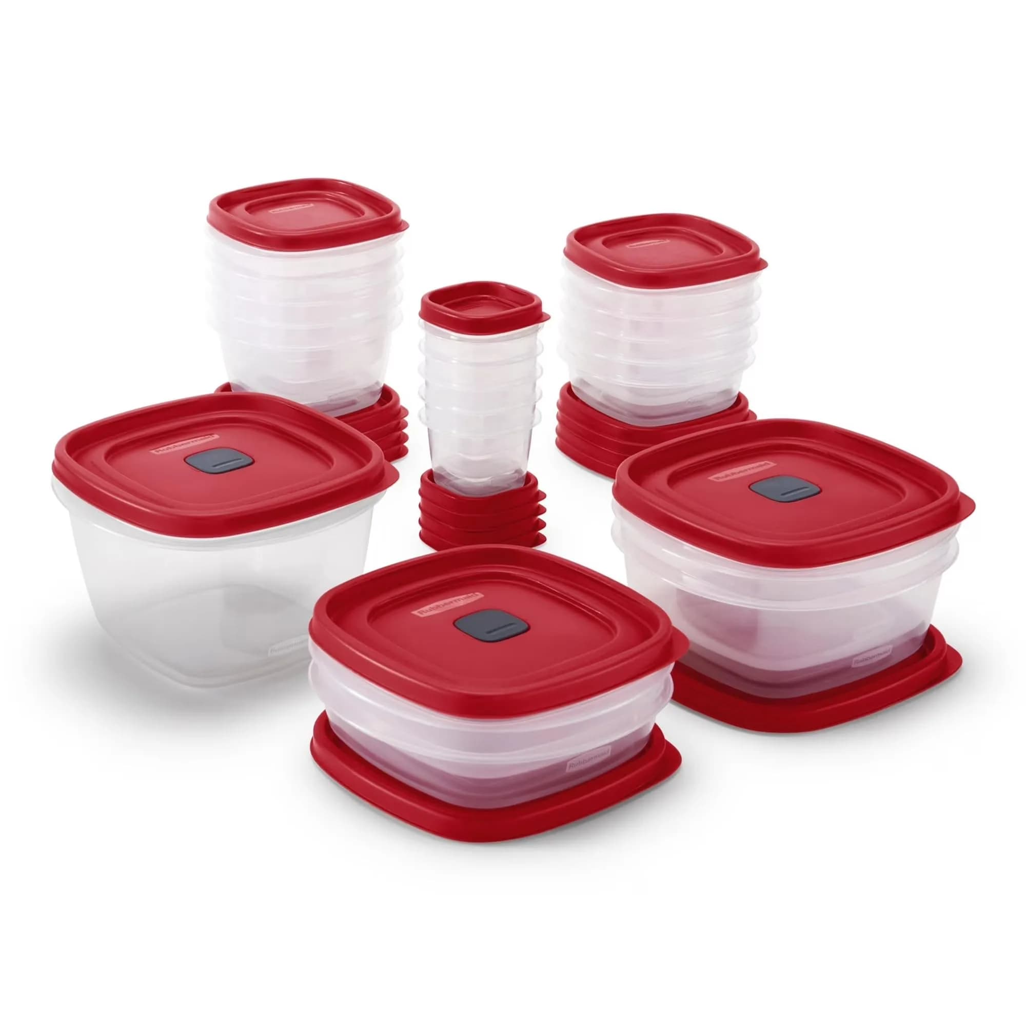 Rubbermaid 42-Piece Food Storage Containers with Lids | Vented Lids, BPA-Free, Microwave Safe, Stackable - view 6
