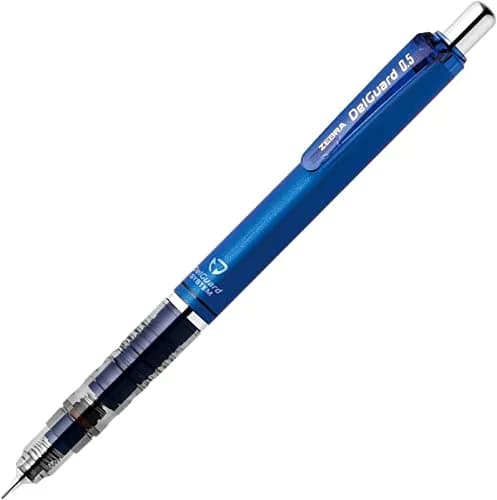 Zebra Delguard Mechanical Pencils HB 0.5mm 3-Pack | Reliable Lead Protection thumbnail 3