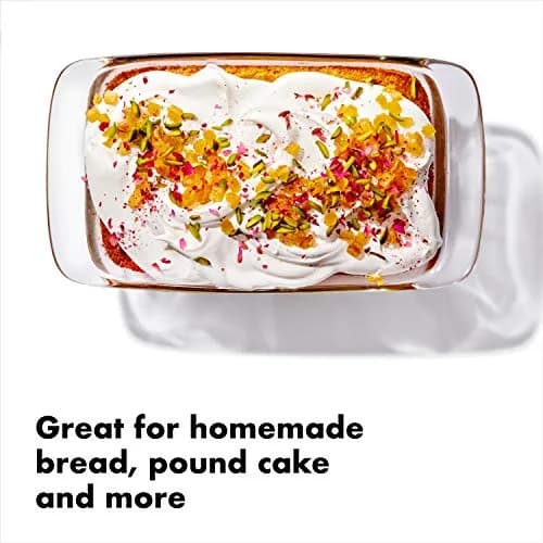 OXO Good Grips Glass Loaf Pan 1.6 Qt | Tempered Borosilicate, Oven & Microwave Safe thumbnail 3