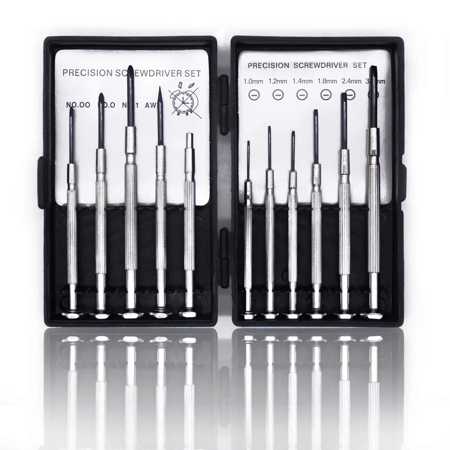 KALIM Mini Precision Screwdriver Set | 11 Sizes for Electronics & Watches, Durable Alloy Steel, Compact Carry Case