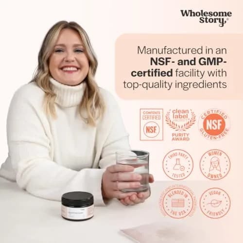 Wholesome Story Myo-Inositol & D-Chiro Inositol Powder 2.33 oz (66g) | Supports Hormonal Balance & Ovarian Function thumbnail 7