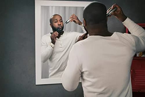 The Cut Buddy PLUS Beard Shaping Tool Clear Template with Built-in Comb and Bonus Pencil | Designed for Larger Heads thumbnail 8