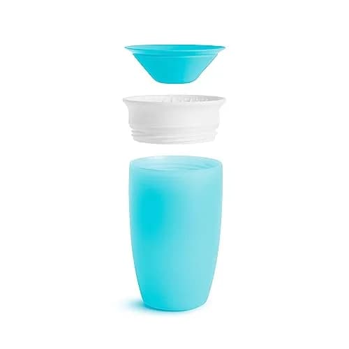 Munchkin Miracle 360˚ Spill Proof Sippy Cups for Toddlers 1-3, 10oz | Spoutless, Spill-Free Transition Cup thumbnail 4