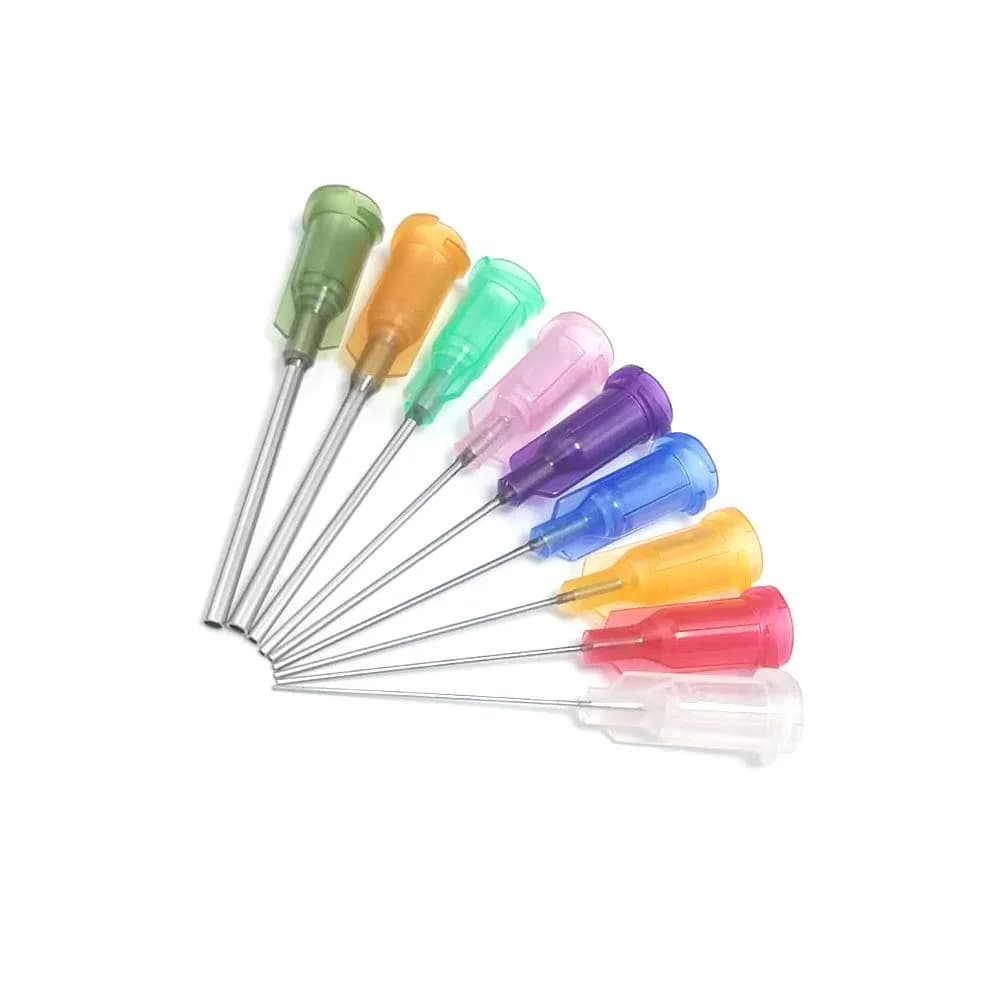 SANANTS 45 PCS Mixed Blunt Tip Dispensing Syringe Needles 14-27 Gauge | Luer Lock Lab Applicators - main product image