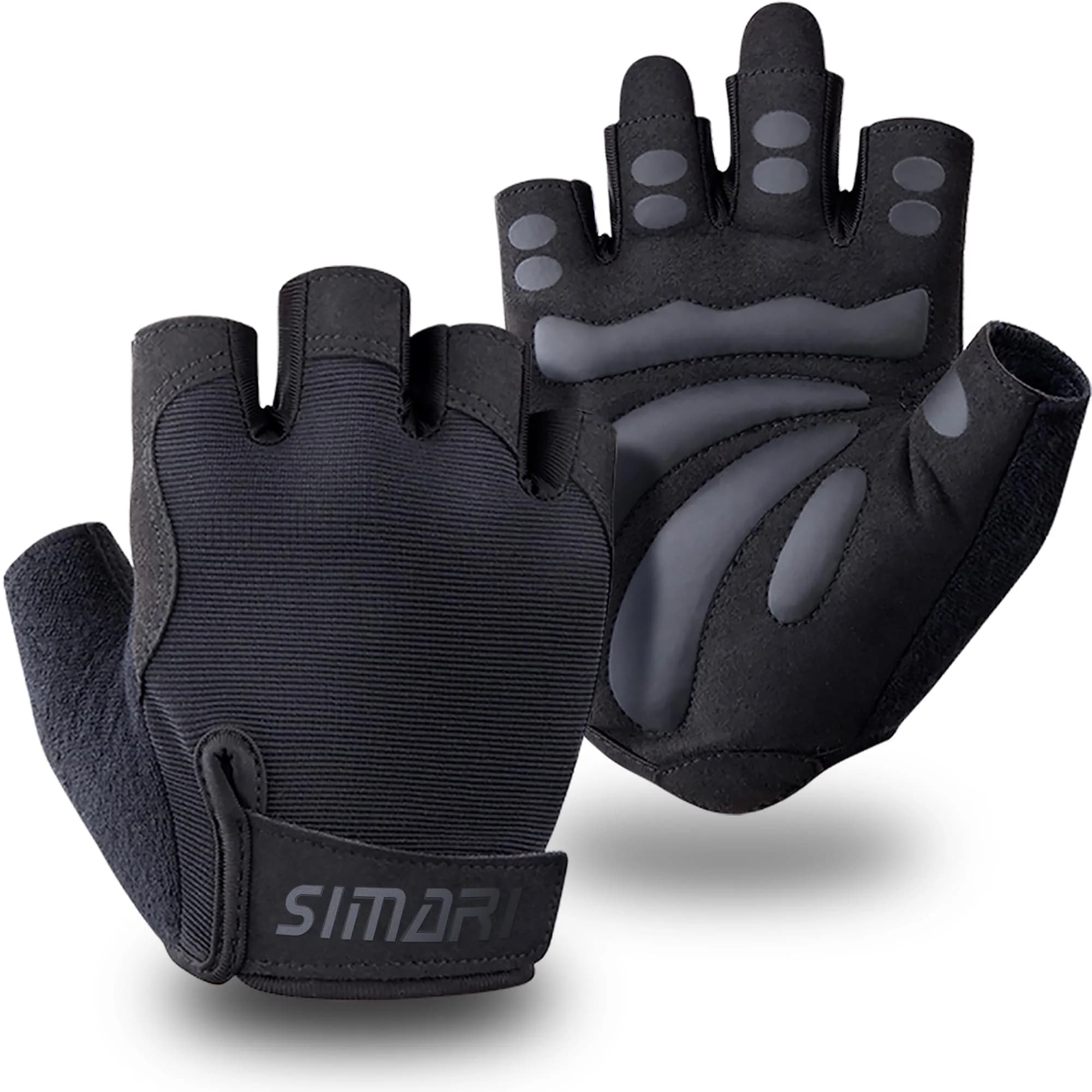 SIMARI Breathable Workout Gloves for Men and Women | Padded Weight Lifting Gloves with Great Grip, Full Palm Protection