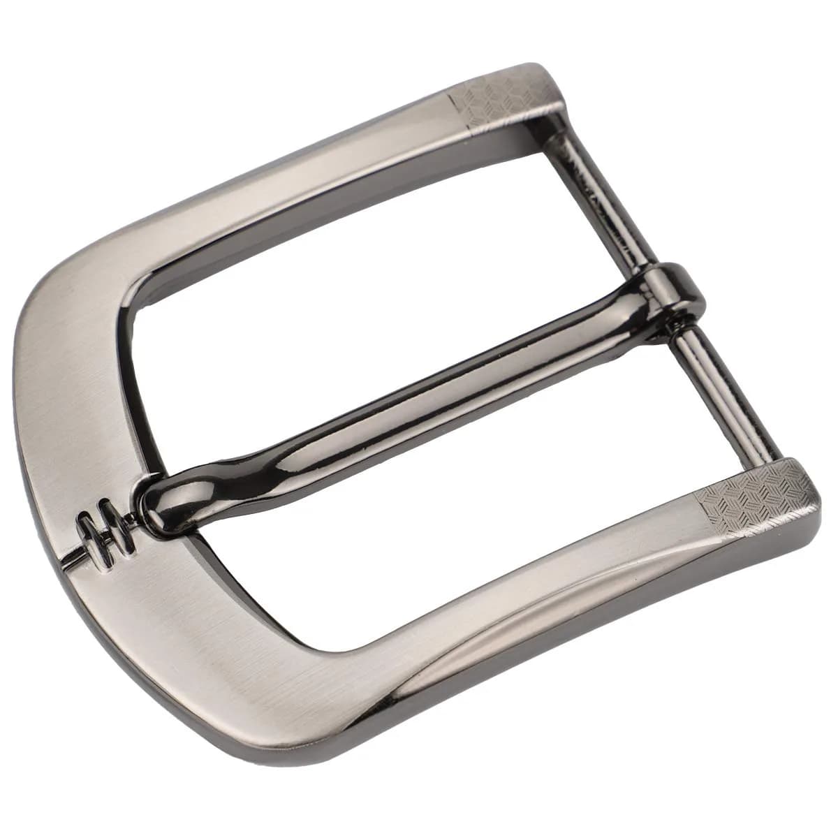 McFanBe Grey16 Single Prong Square Belt Buckle 38 mm (1.5 inches) | Durable Alloy Replacement Buckle - main product image