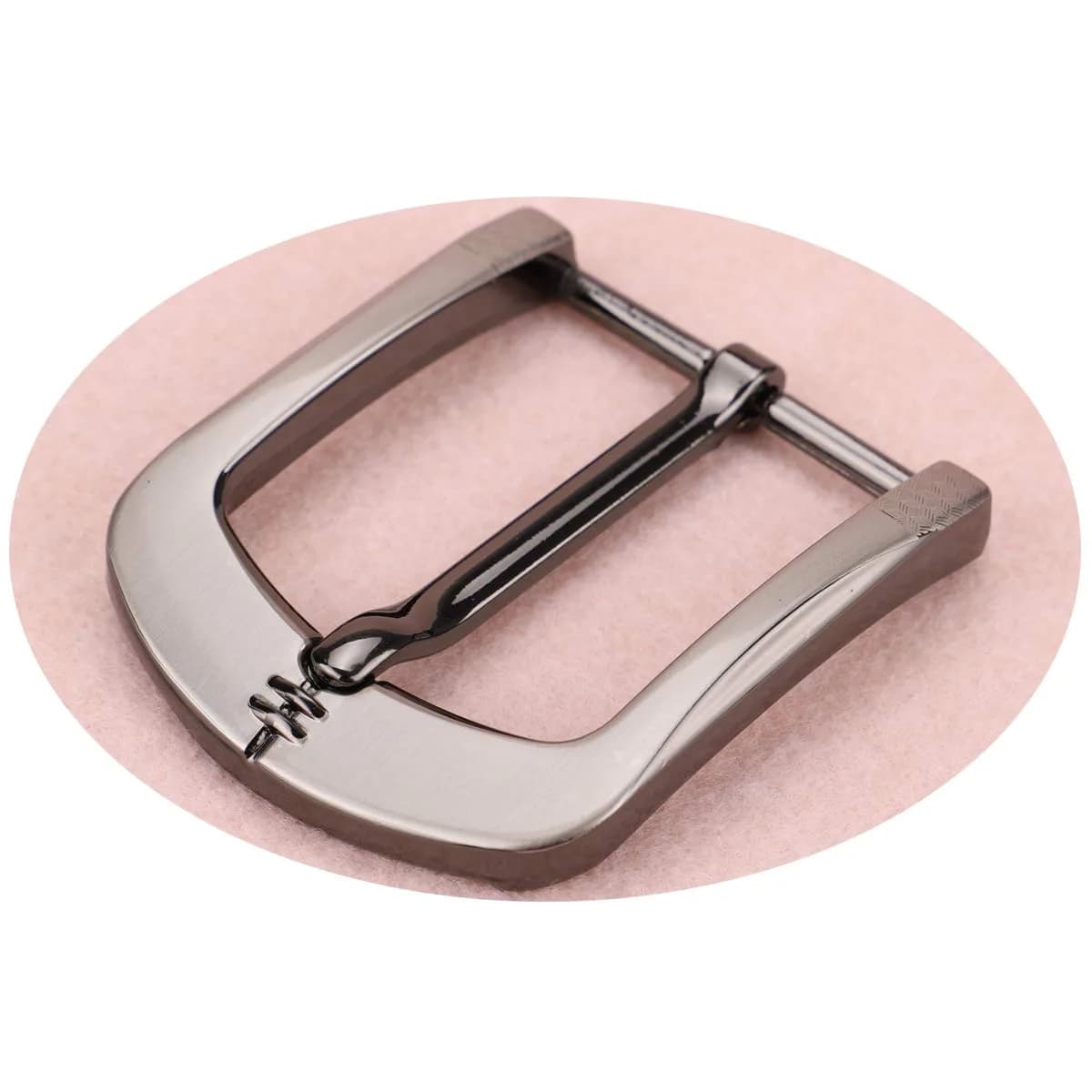 McFanBe Grey16 Single Prong Square Belt Buckle 38 mm (1.5 inches) | Durable Alloy Replacement Buckle - view 2