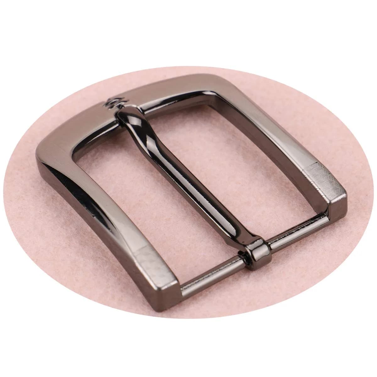 McFanBe Grey16 Single Prong Square Belt Buckle 38 mm (1.5 inches) | Durable Alloy Replacement Buckle - view 3