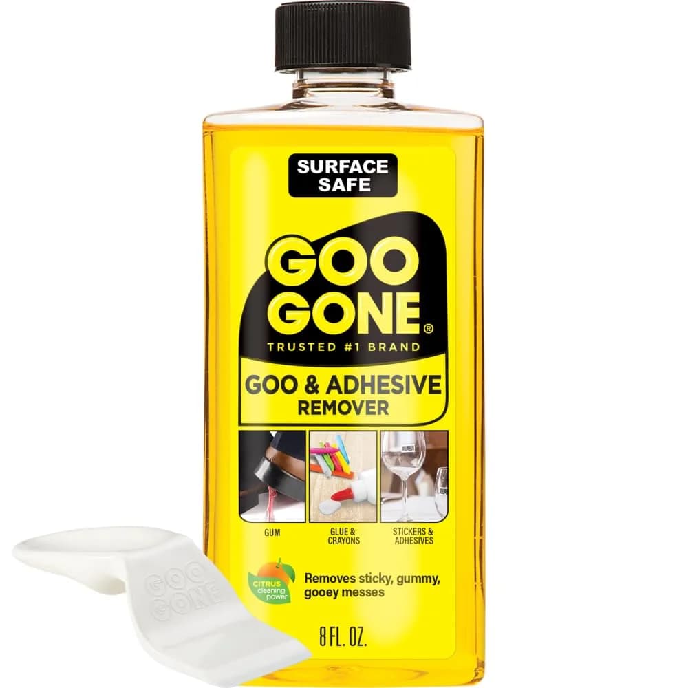 Goo Gone Original Liquid Adhesive Remover 8 Oz | Citrus Power Surface Safe Cleaner — yellow