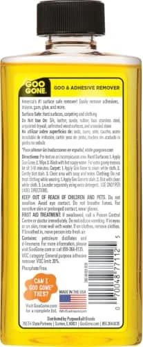 Goo Gone Original Liquid Adhesive Remover 8 Oz | Citrus Power Surface Safe Cleaner thumbnail 9