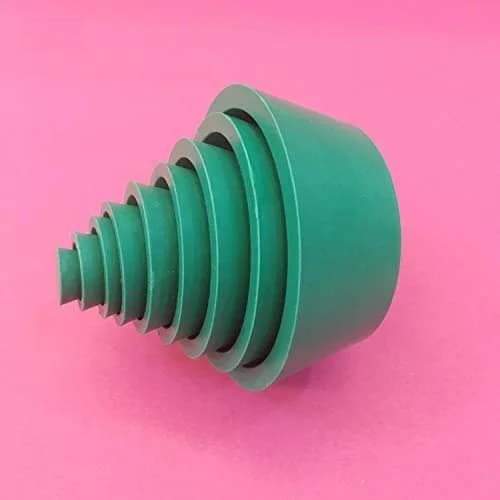 SUCOHANS 9-Piece Rubber Buchner Funnel Adapter Cones Set, 10mm-83.4mm Wide End Diameter | Laboratory Filtration Funnel for Vacuum Filtration thumbnail 6