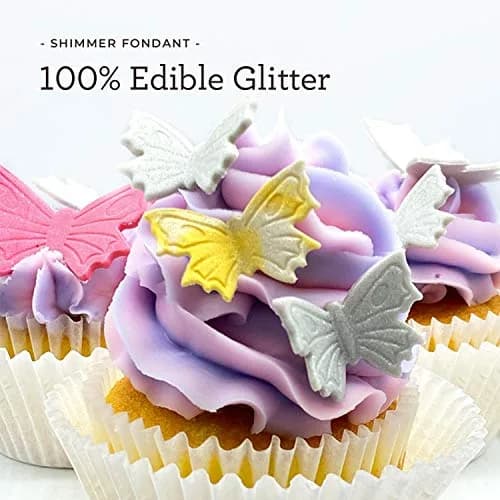Satin Ice Silver Shimmer Fondant 32 Ounce | Edible Glitter for Cake Decor thumbnail 5