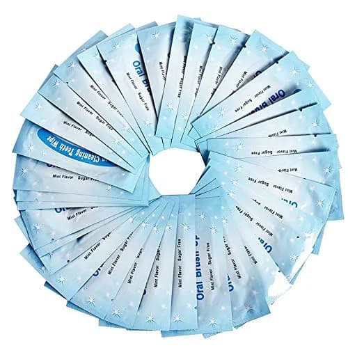 songfir Mint-Flavored Oral Finger Wipes 50 Pcs | Teeth Whitening Tool thumbnail 4