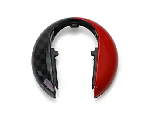 iJDMTOY JCW Style Red Key Cap Shell for MINI Cooper F55/F56/F57/F54/F60 Smart Key Fob | Direct Fit ABS Plastic thumbnail 7
