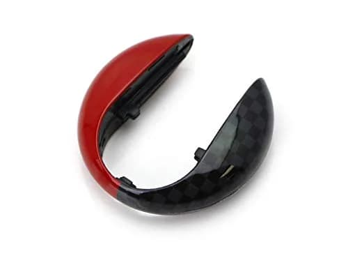 iJDMTOY JCW Style Red Key Cap Shell for MINI Cooper F55/F56/F57/F54/F60 Smart Key Fob | Direct Fit ABS Plastic thumbnail 9