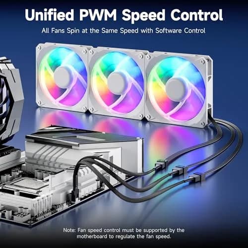 Cable Matters 2-Pack 3 Way 4-Pin PWM Fan Splitter Cable 12 inches | Expand PC Cooling thumbnail 4