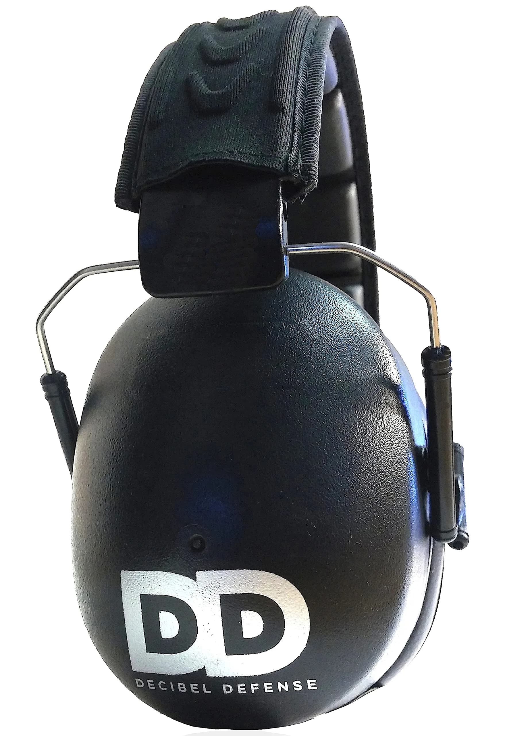 DECIBEL DEFENSE Black Extra Large 37 dB NRR Safety Earmuffs for Superior Noise Reduction - main product image