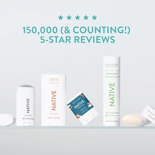 Native Jasmine & Cedar Natural Deodorant Stick 77g (2.65oz) | 72-Hour Odor Control thumbnail 8