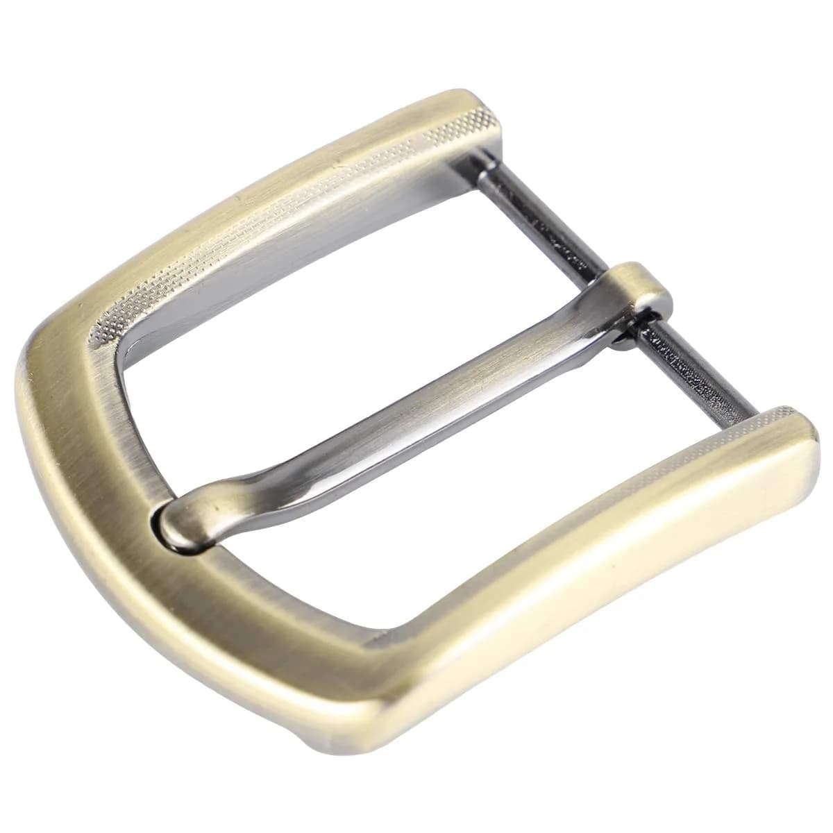 McFanBe Grey11 Single Prong Square Belt Buckle 38 mm (1.5 inches) | Durable Alloy Replacement Buckle - main product image
