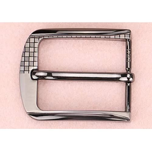 McFanBe Single Prong Square Belt Buckle | 38-40 mm (1.5 in) Grey Alloy Replacement Buckle thumbnail 4