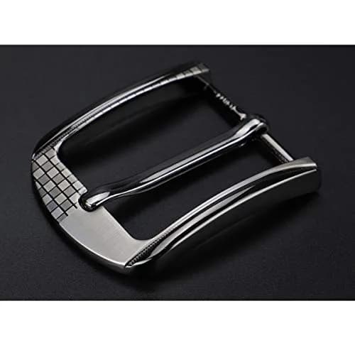 McFanBe Single Prong Square Belt Buckle | 38-40 mm (1.5 in) Grey Alloy Replacement Buckle thumbnail 6