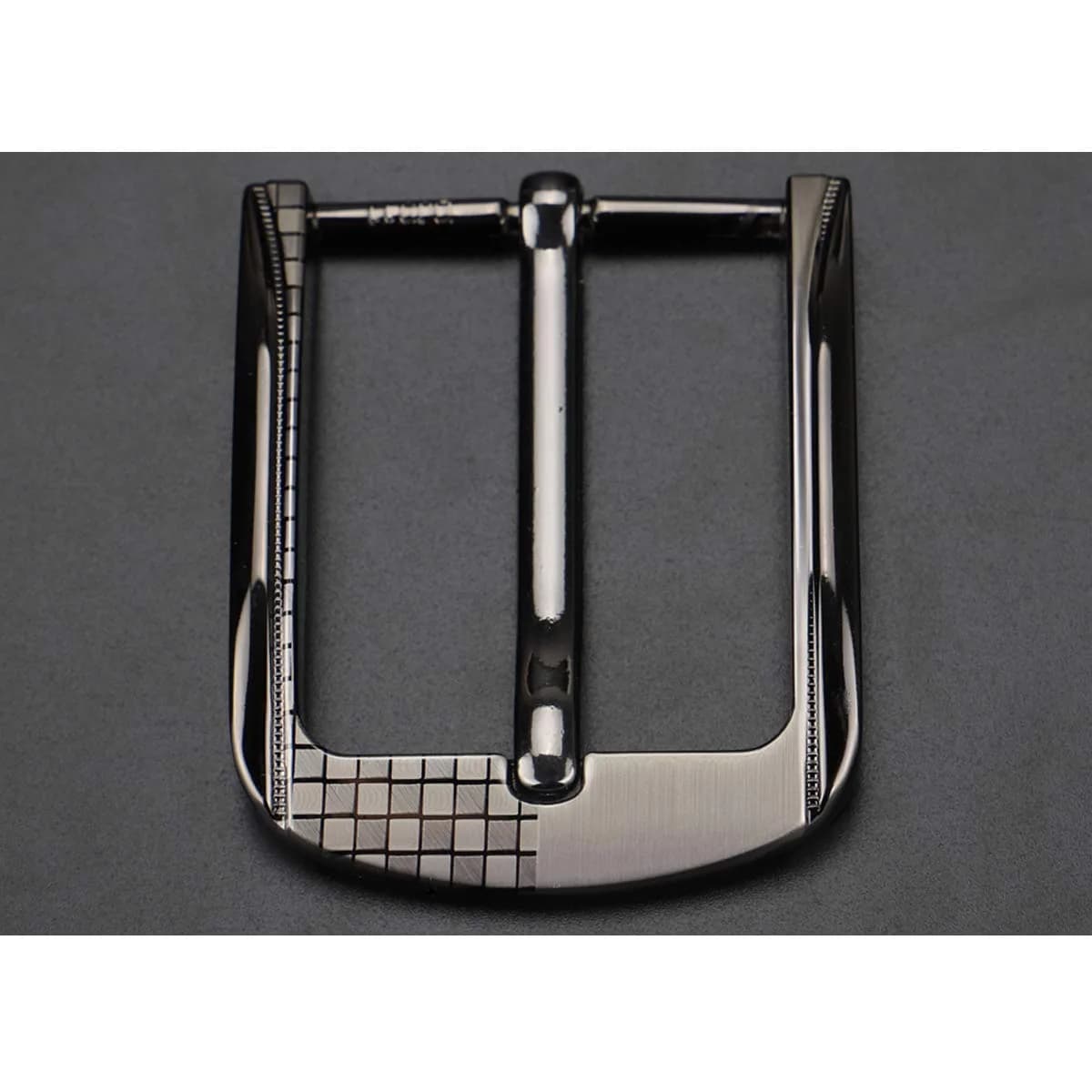 McFanBe Single Prong Square Belt Buckle | 38-40 mm (1.5 in) Grey Alloy Replacement Buckle - view 7