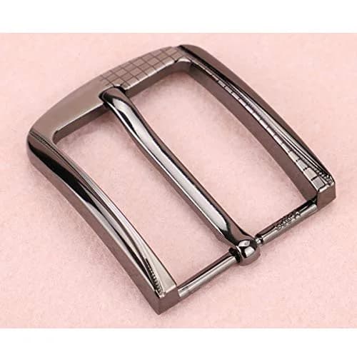 McFanBe Single Prong Square Belt Buckle | 38-40 mm (1.5 in) Grey Alloy Replacement Buckle thumbnail 3