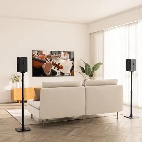 Mounting Dream Height Adjustable Speaker Stands for Bookshelf Speakers | 102cm (40") Max Height, 5kg (11lb) Capacity, Set of 2 thumbnail 7