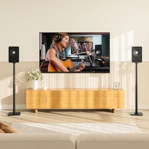 Mounting Dream Height Adjustable Speaker Stands for Bookshelf Speakers | 102cm (40") Max Height, 5kg (11lb) Capacity, Set of 2 thumbnail 8