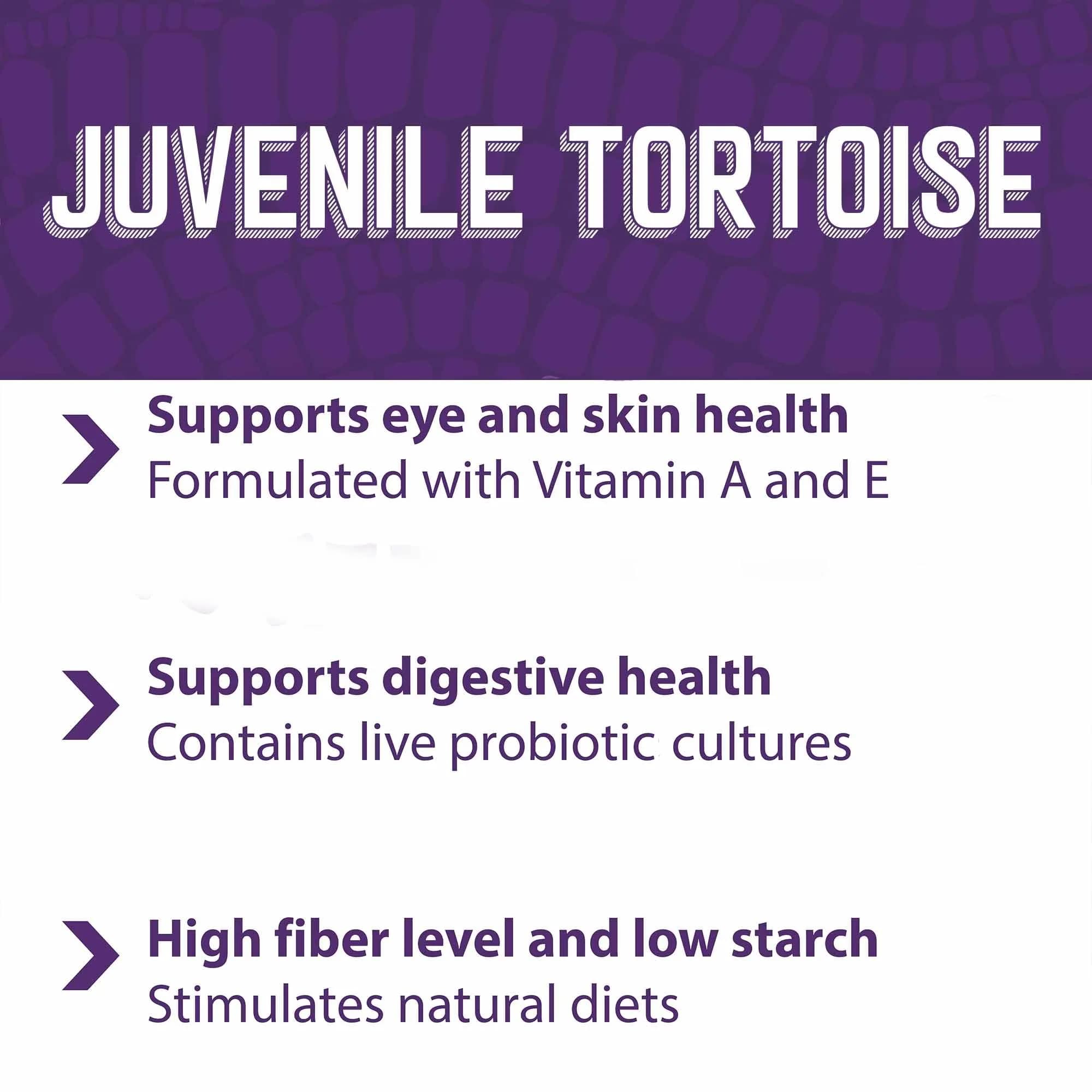 Mazuri Juvenile Tortoise Food 227 g (8 oz) | High Fiber, Low Starch Formula for Baby Tortoises - view 5