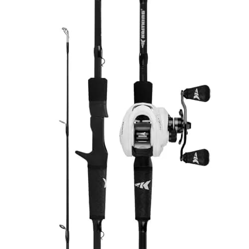 KastKing Crixus Baitcaster Combo Right-Hand 6'6" MH Rod 198cm (6'6") 17lb Line thumbnail 1