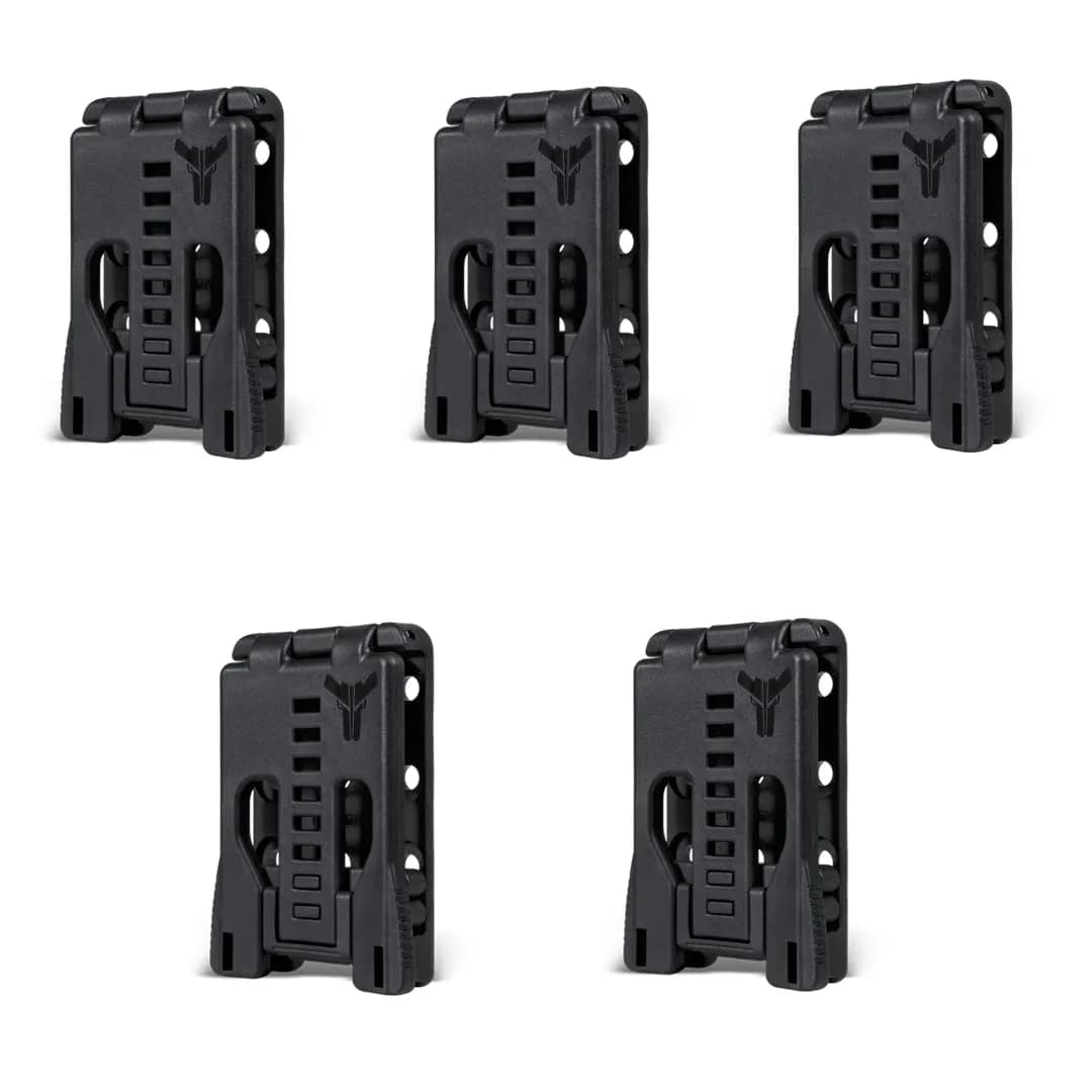 Blade-Tech Tek-Lok Belt Clip Attachment 5 Pack | USA Made, Adjustable Fit, Dual Locking System